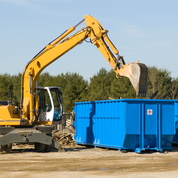 what size residential dumpster rentals are available in Bartlesville